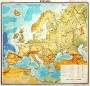 Европа Физическая карта Издательство: Роскартография, 2000 г Формат: 84x104/32 (~220x240 мм) инфо 6743l.
